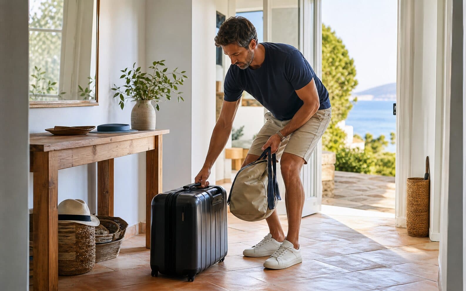 Illustration — Vacances d'été : préparer son dos avant les trajets, les valises et le départ