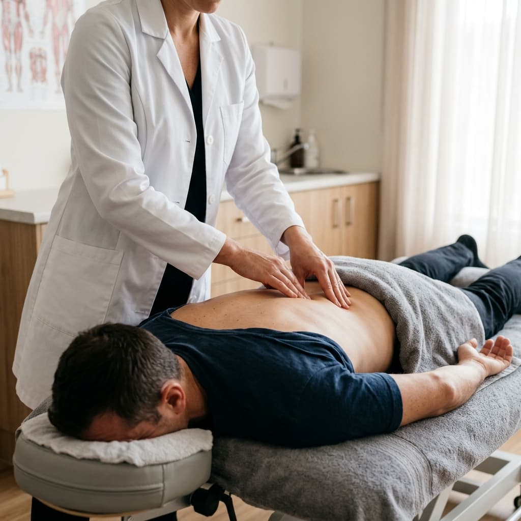 Consultation d’ostéopathie pour un adulte